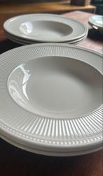 Wedgwood Winsor 6 prachtige diepe borden z.g.a.n., Verzenden, Zo goed als nieuw, Bord(en), Wedgwood