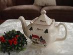 Masons mason christmas village kerst theepot, Huis en Inrichting, Keuken | Servies, Overige typen, Ophalen of Verzenden, Zo goed als nieuw