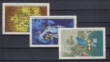 DDR 1972, blok 34, 35 & 36, Gestempeld. beschikbaar voor biedingen
