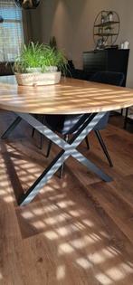 Eetkamertafel Woood, Huis en Inrichting, Ophalen, 200 cm of meer, 50 tot 100 cm, Zo goed als nieuw