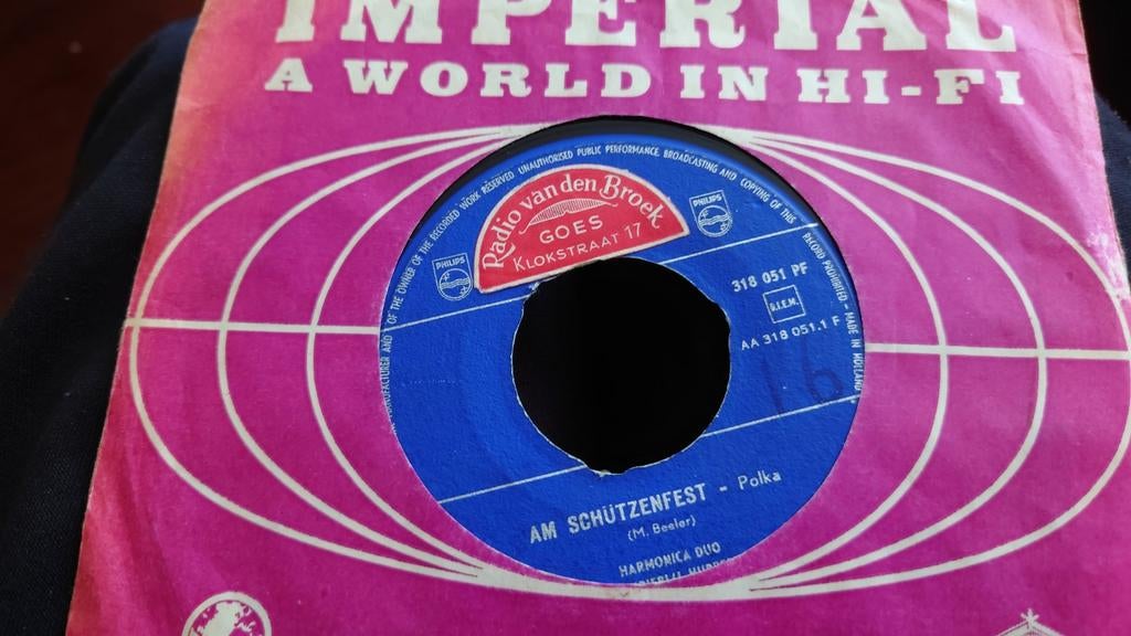 Vinyl Single Polka. Harmonika Duo - am Schutzenfest / La Pal, Gebruikt, Overige genres, 7 inch, Single