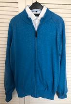 Mooi Heren vest jumper blauw & rits 1x gedragen 54 Xl, Blauw, Tailor & Son, Maat 56/58 (XL), Ophalen of Verzenden