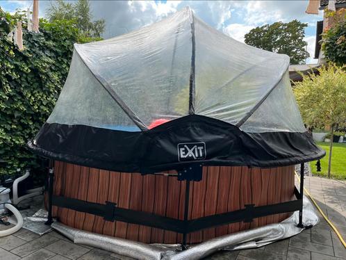 Exit zwembad met overkapping, Tuin en Terras, Zwembaden, Gebruikt, Minder dan 80 cm, 200 tot 400 cm, 300 cm of meer, Rechthoekig