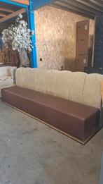 6 horeca banken wand wacht muur vrije banken SHOWROOM set, Ophalen of Verzenden, Zo goed als nieuw, Stof
