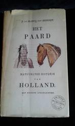 Het Paard - J.le Francq van Berkhey natuurlyke historie, Boeken, Literatuur, Gelezen, Ophalen of Verzenden