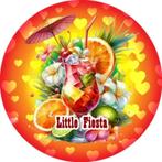LF2733 icing frosting cocktail 16cm eetbare taart print top, Ophalen of Verzenden, Nieuw, Taarten, Versiering