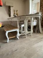 Riviera maison tafel + stoelen + bank, Huis en Inrichting, Tafels | Eettafels, Ophalen of Verzenden, Gebruikt, Vijf personen of meer