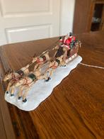 Kerstman met arrenslee, Ophalen of Verzenden, Gebruikt