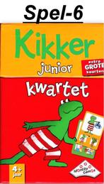 Spel - 6 - Kwartetspel - Het Kikker Junior Kwartet spel, Ophalen of Verzenden, Zo goed als nieuw, Kwartet(ten)