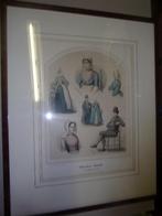 Klederdracht. Bing & Braet. Zeeland. Noord Beveland 1857, Antiek en Kunst, Ophalen of Verzenden