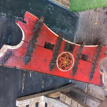 Schamel, boerenkar,antiek,beslag,metaal, beschikbaar voor biedingen