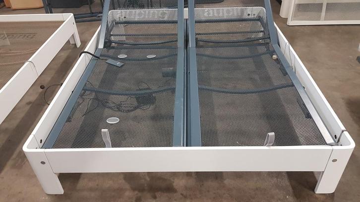 Zgan Auping auronde 1000/1500/2000  160x200 elec  k2, Huis en Inrichting, Slaapkamer | Bedden, Zo goed als nieuw, Tweepersoons
