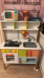 Houten speelgoed keuken met veel asescoires, Ophalen, Gebruikt, Hout, Speelkeuken