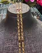Prachtige platte koningsketting 14k 35.48 gram vaste prijs!, Sieraden, Tassen en Uiterlijk, Kettingen, Ophalen of Verzenden, Zo goed als nieuw