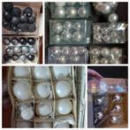 Partij kerstballen wit zwart zilver kerst ballen, Ophalen of Verzenden