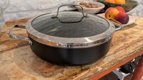 Hapjespan, Huis en Inrichting, Keuken | Potten en Pannen, Zo goed als nieuw, Koekenpan of Braadpan, Inductieplaat, Ophalen