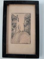 Ets Rue du Mont Cenis Parijs, Antiek en Kunst, Ophalen of Verzenden