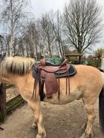 AK Saddlery Short Reiner – 17 inch westernzadel - XXL wide, Ophalen, Zo goed als nieuw, Western