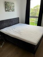 Boxspring | Antraciet | 180 x 210 cm | Toppermatras incl., Huis en Inrichting, Slaapkamer | Boxsprings, Ophalen, 210 cm, Tweepersoons