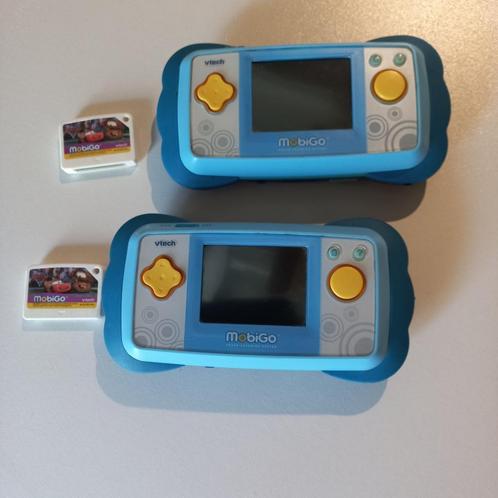 VTECH  MOBIGO  Spelcomputers.  2 stuks., Hobby en Vrije tijd, Gezelschapsspellen | Overige, Gebruikt, Een of twee spelers, Ophalen of Verzenden