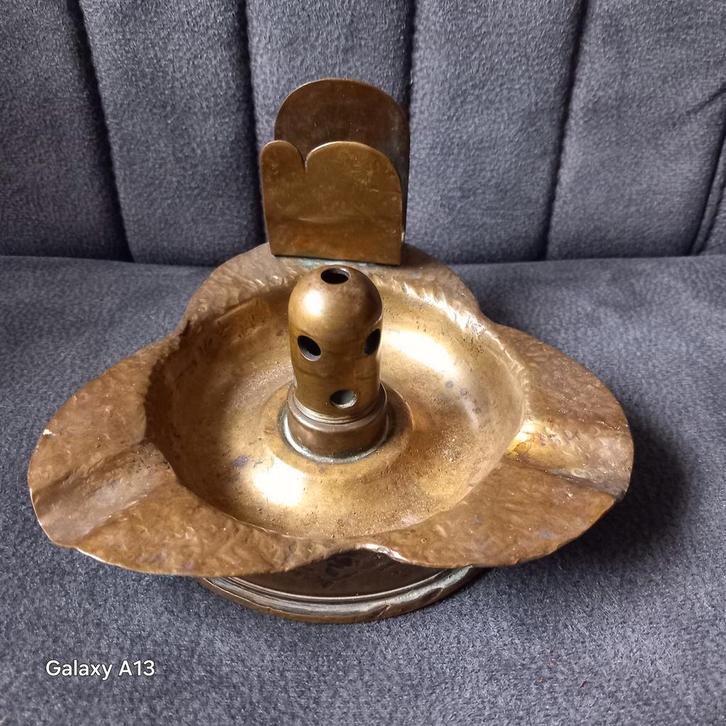 Asbak van Granaathuls - Koper - Zwaar, Antiek en Kunst, Antiek | Woonaccessoires, Ophalen of Verzenden
