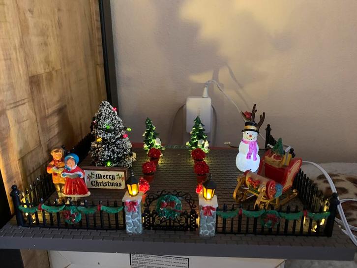 Lemax tuin hek in Doos, Diversen, Kerst, Nieuw, Ophalen of Verzenden