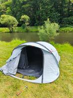 QUESHA 3 Persoons BLACK N Tan, Caravans en Kamperen, Ophalen, Zo goed als nieuw, Tot en met 2