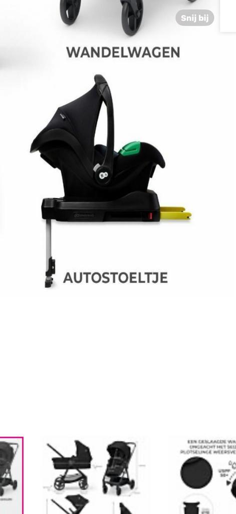 4 in 1 kinderwagen, Kinderen en Baby's, Kinderwagens en Combinaties, Zo goed als nieuw, Kinderwagen, Overige merken, Verstelbare duwstang