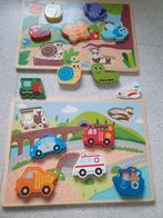 12 houten puzzels dikke stukken. 4 euro p.st. 3 voor 10, Ophalen of Verzenden, Minder dan 10 stukjes, Zo goed als nieuw, 2 tot 4 jaar