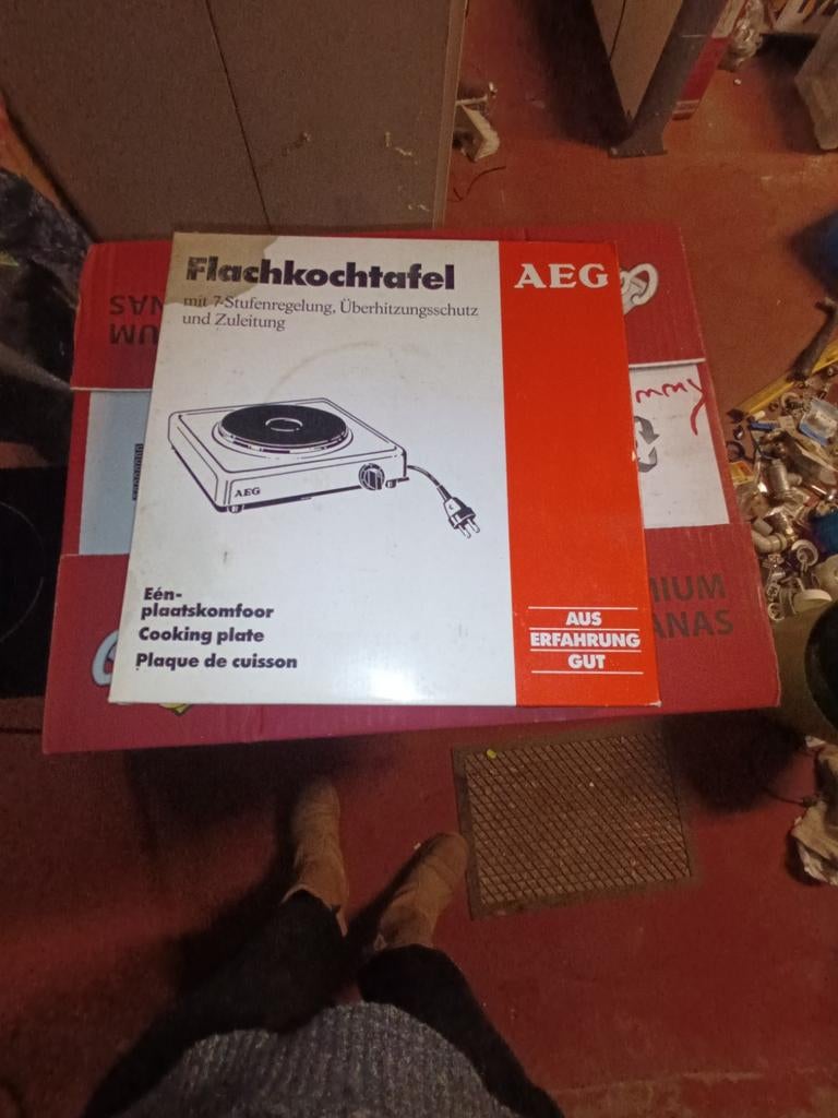 Aeg kookplaat en een  inductie, Ophalen