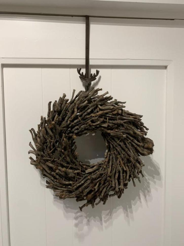 kranshanger - deurhanger hert Nieuw, Huis en Inrichting, Woonaccessoires | Kransen, Nieuw, Ophalen of Verzenden