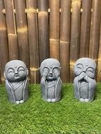 Set (3) Monnikjes horen zien en zwijgen, Ophalen, Nieuw, Hout, Boeddhabeeld