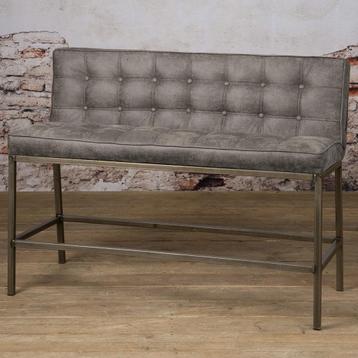 *41% KORTING* Barbank Vasco 110/130 cm grijs groen cognac br beschikbaar voor biedingen