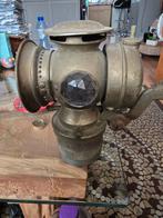 Antieke 19 eeuwse solar karbid fietslamp, Ophalen