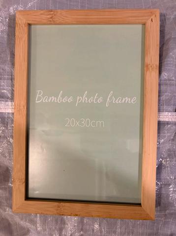 Bamboe fotolijst 20x30cm NIEUW beschikbaar voor biedingen