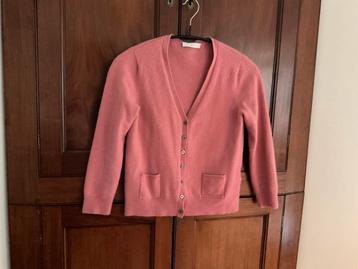 Cashmere vestje maat 36 truitje roze beschikbaar voor biedingen