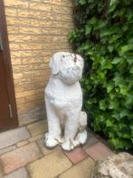 Betonnen Sint Bernard beeld, Tuin en Terras, Tuinbeelden, Ophalen, Gebruikt, Beton, Dierenbeeld