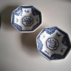 2 royal stafford  old pekin blauwe schaaltjes, Ophalen of Verzenden, Zo goed als nieuw, Glas of Kristal, Overige merken