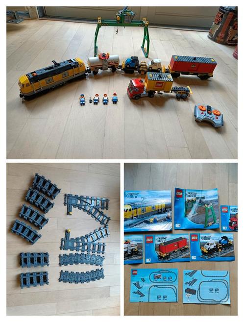 Lego Radiografische trein 7939 Goederentrein met extra rails, Kinderen en Baby's, Speelgoed | Duplo en Lego, Zo goed als nieuw