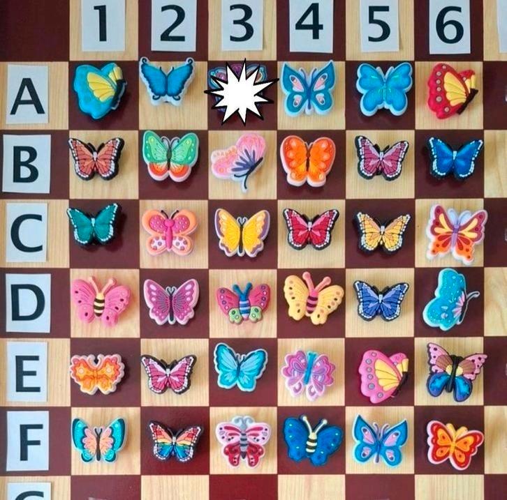 21: Vlinder schoenbedels Charms voor de Crocs, Verzamelen, Speldjes, Pins en Buttons, Nieuw, Transport, Ophalen of Verzenden