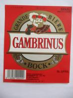 bieretiket Belgie 20-10 (13E) piedboeuf, Verzamelen, Biermerken, Ophalen of Verzenden, Gebruikt, Overige typen, Overige merken