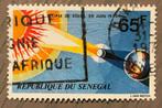 Senegal - zonsverduistering, Postzegels en Munten, Ophalen of Verzenden, Gestempeld