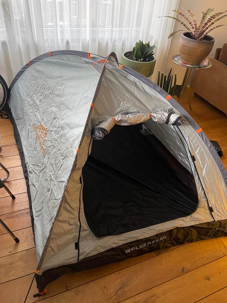 Dutch Mountains Wolkenberg - 2- persoonstent, Caravans en Kamperen, Tenten, tot en met 2, Zo goed als nieuw, Ophalen of Verzenden