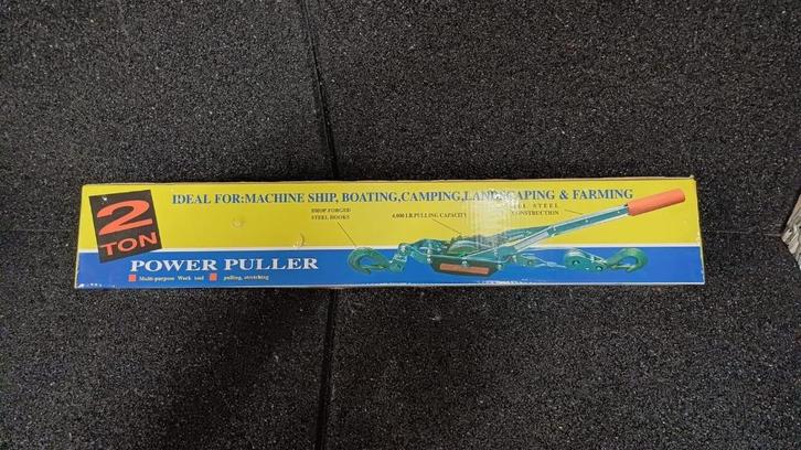 Handtakel 2 ton, staaldraad, Doe-het-zelf en Verbouw, Lieren en Takels, Nieuw, Handmatig, Ophalen of Verzenden