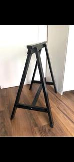 2x ikea schragen, Tafelpoot, 50 tot 100 cm, Zo goed als nieuw, Rechthoekig