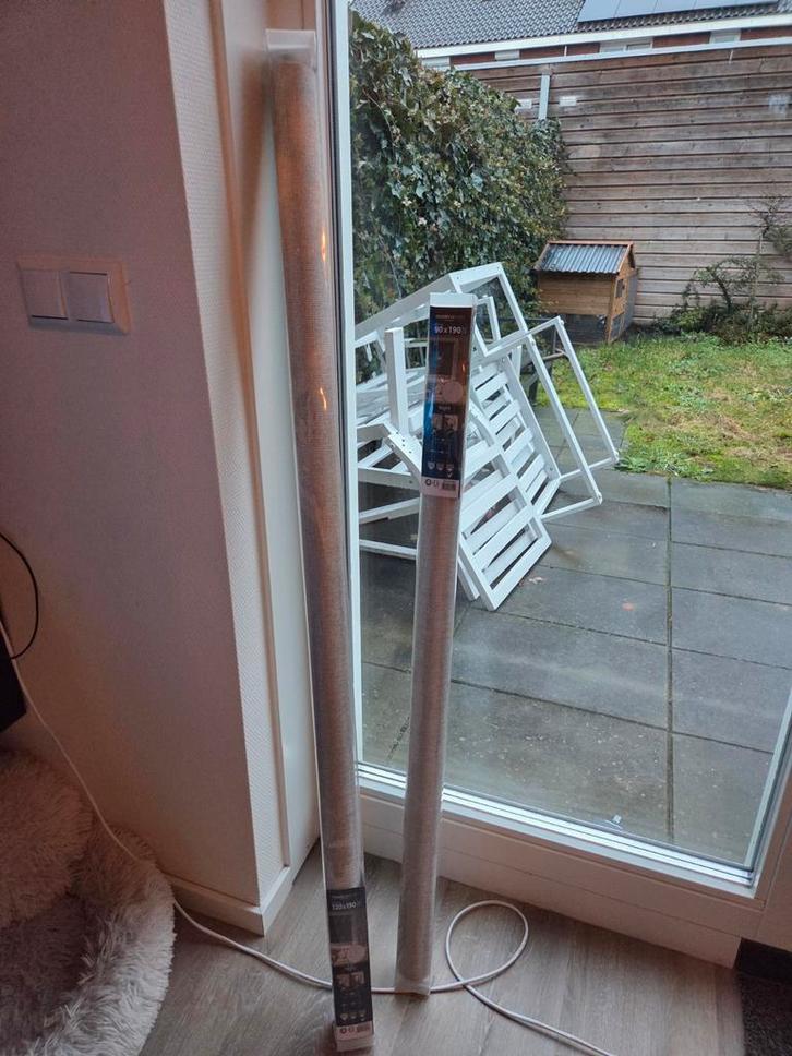 Verduisterend Rolgordijn Lichtgrijs/Beige, Huis en Inrichting, Stoffering | Gordijnen en Lamellen, Nieuw, 100 tot 150 cm, Beige