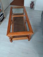 notenhouten salontafel, Huis en Inrichting, Ophalen, Gebruikt, 100 tot 150 cm, 50 tot 100 cm