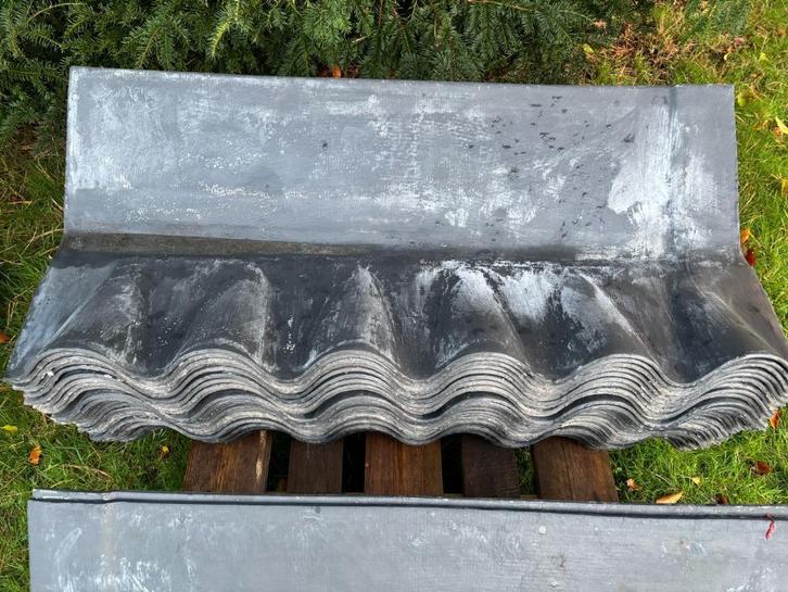 Golfplaat muuraansluitstuk Bovenstuk Gegolfd nokplaat, Doe-het-zelf en Verbouw, Dakpannen en Dakbedekking, Nieuw, Golfplaat, Overige materialen