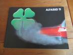 Folder Alfa Romeo Alfasud Ti 105 PK 1982, Alfa Romeo, Ophalen of Verzenden, Zo goed als nieuw, Alfa Romeo