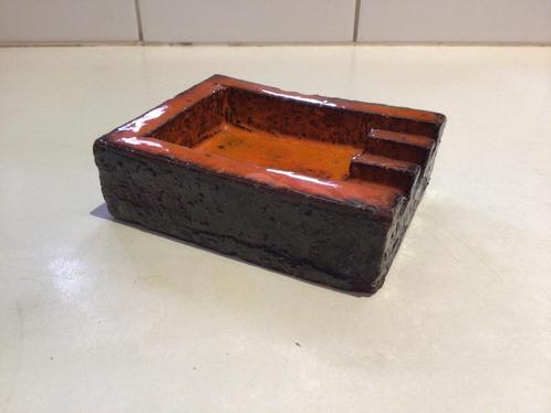 Vintage JAN van ERP ASBAK - Aardewerk geglazuurd Seventies, Antiek en Kunst, Antiek | Keramiek en Aardewerk, Ophalen of Verzenden
